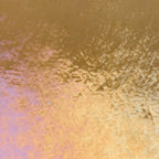 Tan Transparent, Double-rolled, Iridescent, rainbow, 3 mm, Color Sample, 2 x 2 in.