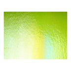 Spring Green Transparent, Double-rolled, Iridescent, rainbow, 3 mm, Fusible