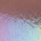 Light Violet Transparent, Double-rolled, Iridescent, rainbow, 3 mm, Fusible