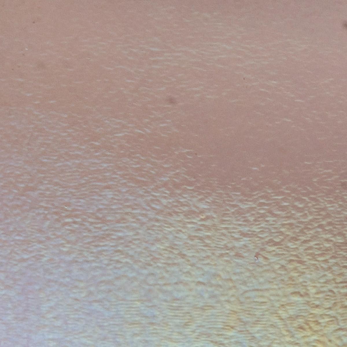 Light Violet Transparent, Thin-rolled, Iridescent, rainbow, 2 mm, Color Sample, 2 x 2 in.