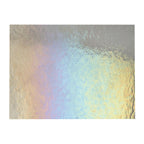 Light Silver Gray Transparent, Double-rolled, Iridescent, rainbow, 3 mm, Fusible