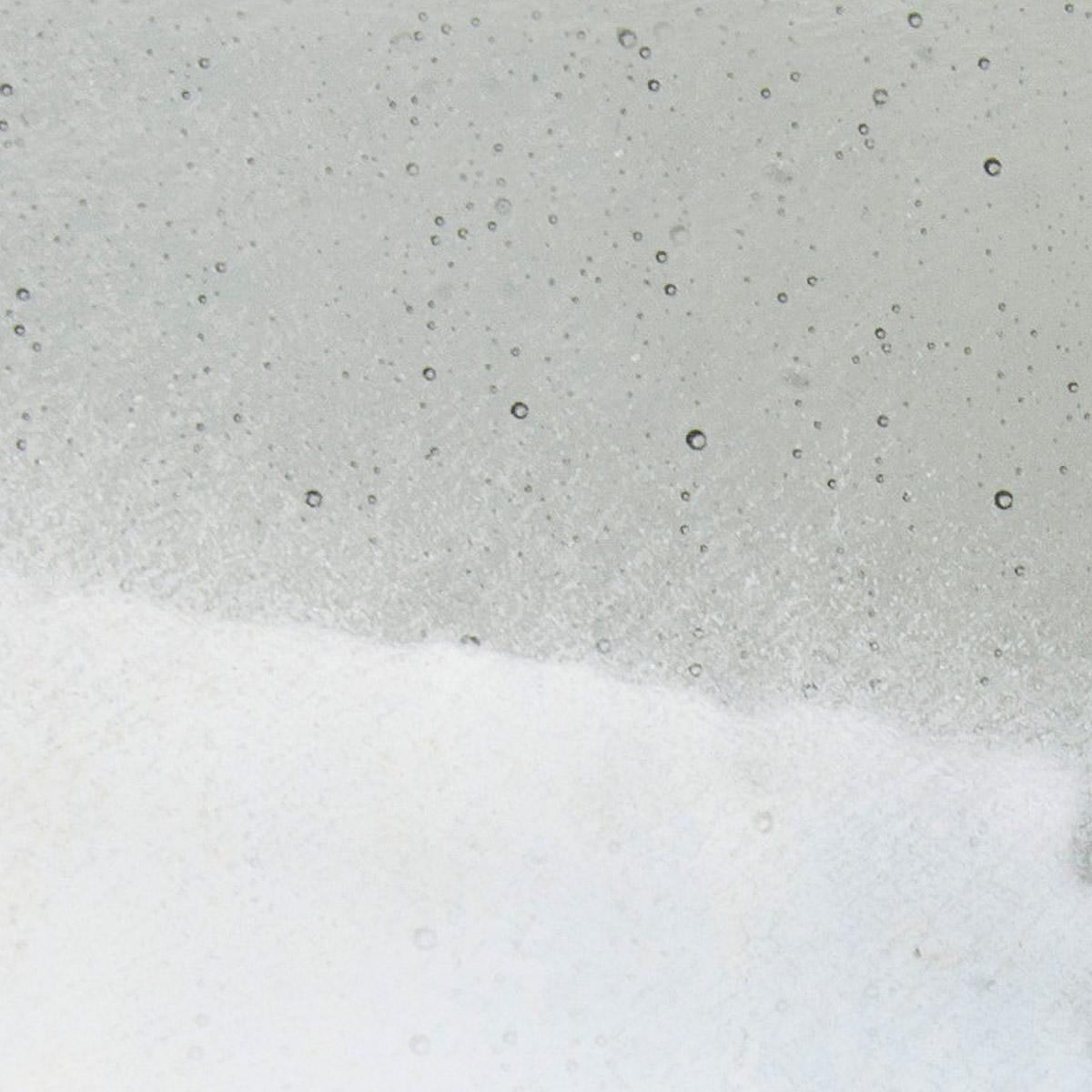Light Silver Gray Transparent, Double-rolled, Iridescent, silver, 3 mm, Color Sample, 2 x 2 in.
