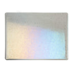 Light Silver Gray Transparent, Thin-rolled, Iridescent, rainbow, 2 mm, Fusible