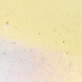 Light Amber Transparent, Double-rolled, Iridescent, rainbow, 3 mm, Color Sample, 2 x 2 in.