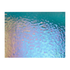 Sea Blue Transparent, Double-rolled, Iridescent, rainbow, 3 mm, Fusible