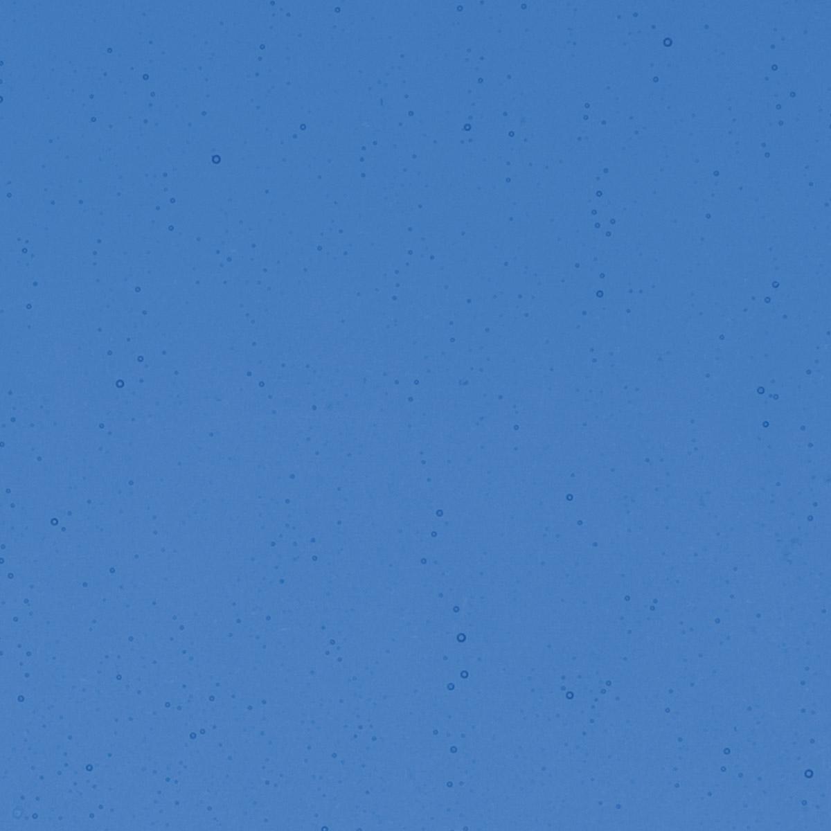 True Blue Transparent, Double-rolled, 3 mm, Color Sample, 2 x 2 in.