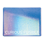 True Blue Transparent, Double-rolled, Iridescent, rainbow, 3 mm, Curious Fusible