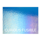 True Blue Transparent, Double-rolled, Iridescent, rainbow, 3 mm, Curious Fusible