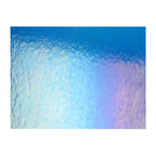 True Blue Transparent, Double-rolled, Iridescent, rainbow, 3 mm, Fusible