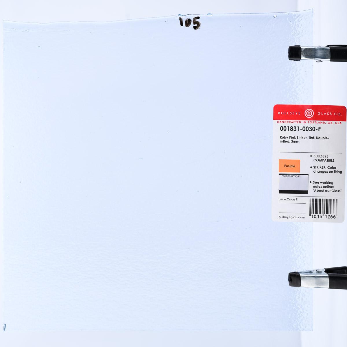 Ruby Pink Striker Tint, Double-rolled, 3 mm, Fusible