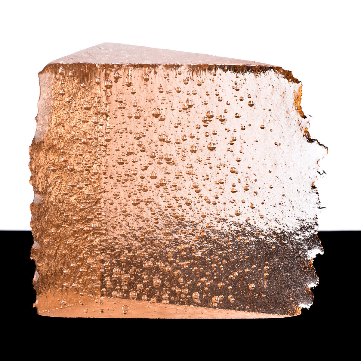 Coral Orange Tint, Coarse Frit, Fusible