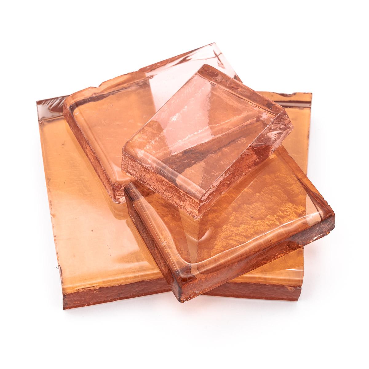 Coral Orange Tint, Casting Cuts, Fusible, 50 lb.