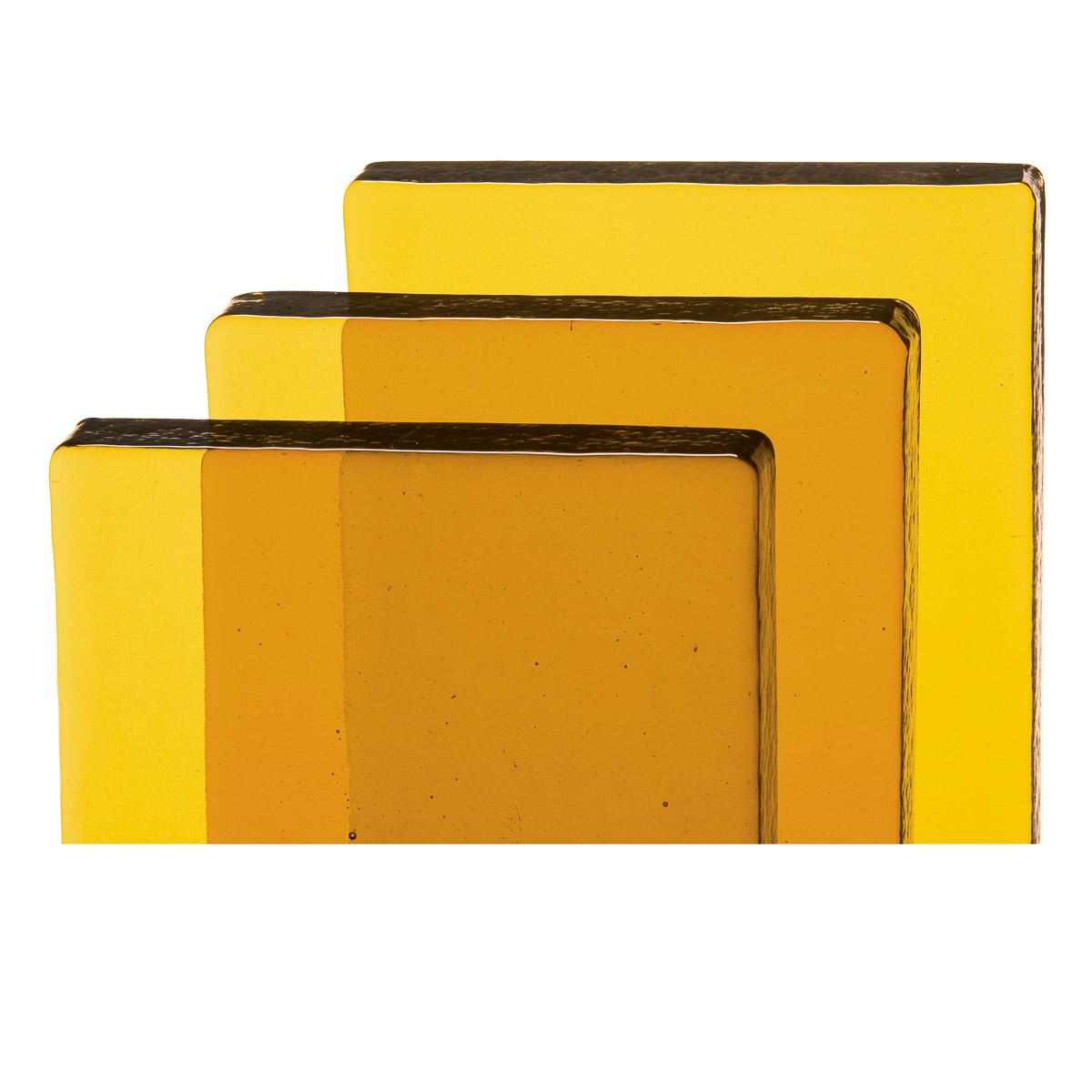 Medium Amber Tint, Billet, Fusible, Each