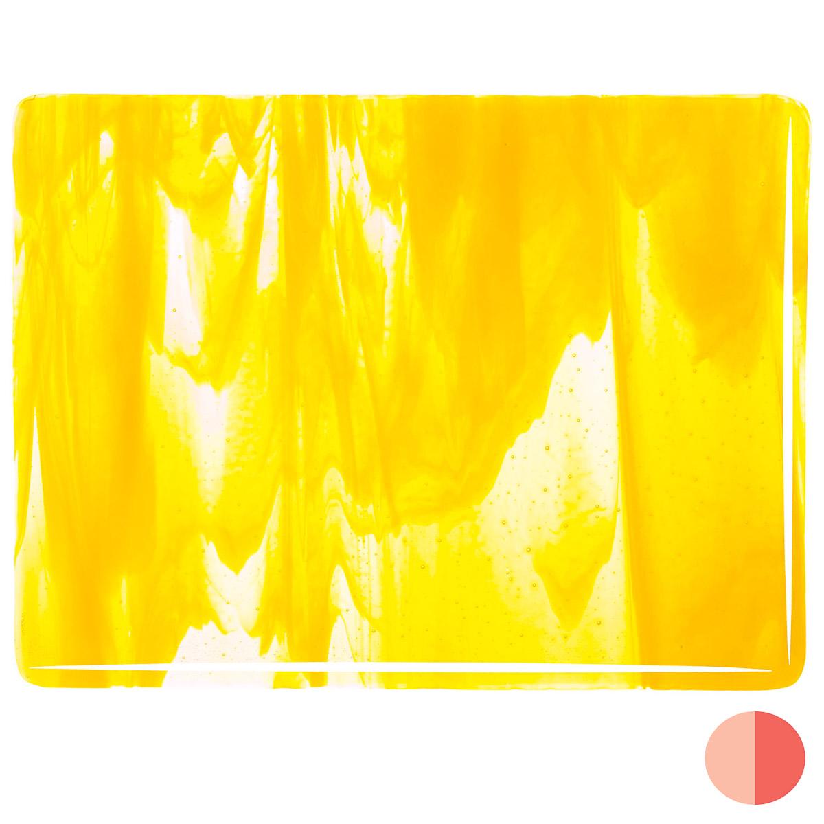 Clear, Sunflower Yellow Opal 2-Color Mix, Double-rolled, 3 mm, Fusible