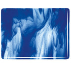 Clear, Deep Cobalt Blue Opal 2-Color Mix, Double-rolled, 3 mm, Fusible