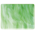 White, Light Green 2-Color Mix, Double-rolled, 3 mm, Fusible