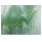 White, Light Green 2-Color Mix, Double-rolled, 3 mm, Fusible