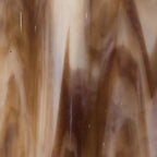 White, Dark Brown 2-Color Mix, Double-rolled, 3 mm, Color Sample, 2 x 2 in.