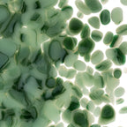 Mint Green Opalescent, Aventurine Green 2-Color Mix, Coarse Frit, Fusible