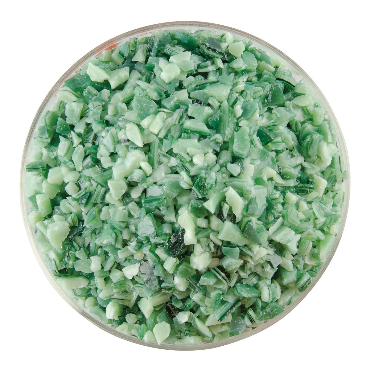 Mint Green Opalescent, Aventurine Green 2-Color Mix, Coarse Frit, Fusible