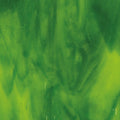 Yellow Opalescent, Aventurine Green 2-Color Mix, Double-rolled, 3 mm, Color Sample, 2 x 2 in.