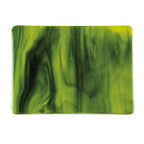 Yellow Opal, Deep Green 2-Color Mix, Double-rolled, 3 mm, Fusible