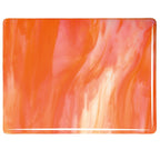 White, Orange Opal 2-Color Mix, Double-rolled, 3 mm, Fusible