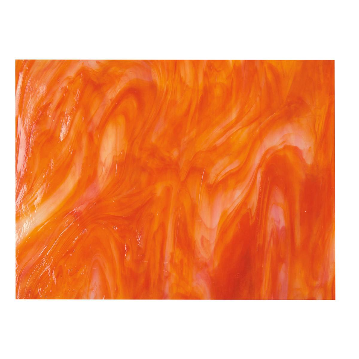 Red Opal, White 2-Color Mix, Single-rolled, 3 mm, Fusible