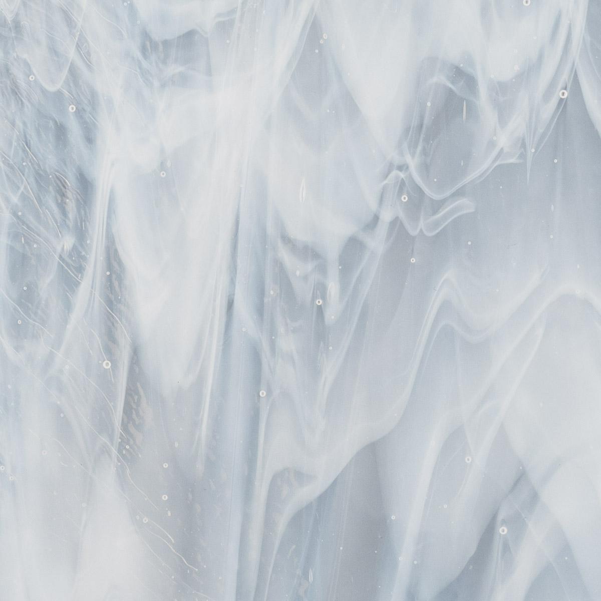 Clear, White 2-Color Mix, Single-rolled, 3 mm, Color Sample, 2 x 2 in.