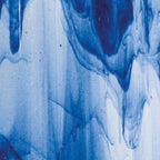 Clear, Blue Aventurine 2-Color Mix, Double-rolled, 3 mm, Color Sample, 2 x 2 in.