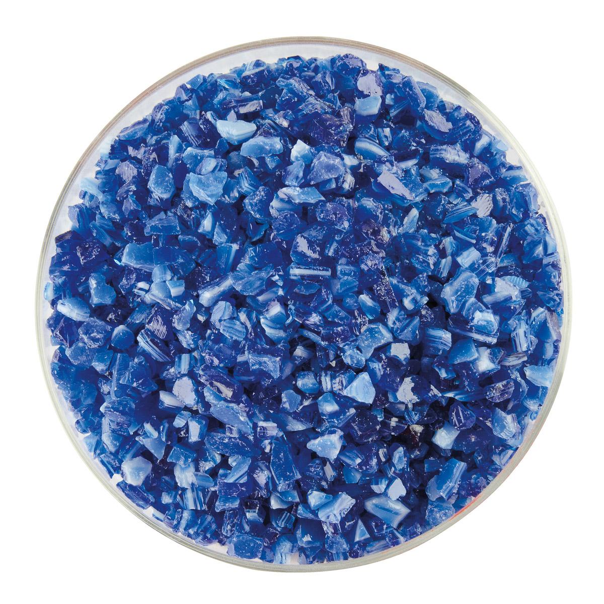 Caribbean Blue, White 2-Color Mix, Coarse Frit, Fusible