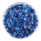 Caribbean Blue, White 2-Color Mix, Extra Large Frit, Fusible