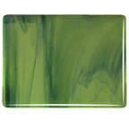 Olive Green Opalescent, Aventurine Green 2-Color Mix, Double-rolled, 3 mm, Fusible