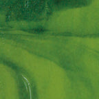 Olive Green Opalescent, Aventurine Green 2-Color Mix, Double-rolled, 3 mm, Color Sample, 2 x 2 in.