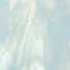 Aqua Blue, White 2-Color Mix, Double-rolled, 3 mm, Fusible