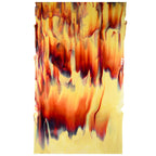 Soft Yellow Opal, Deep Red 2-Color Mix, Double-rolled, 3 mm, Fusible