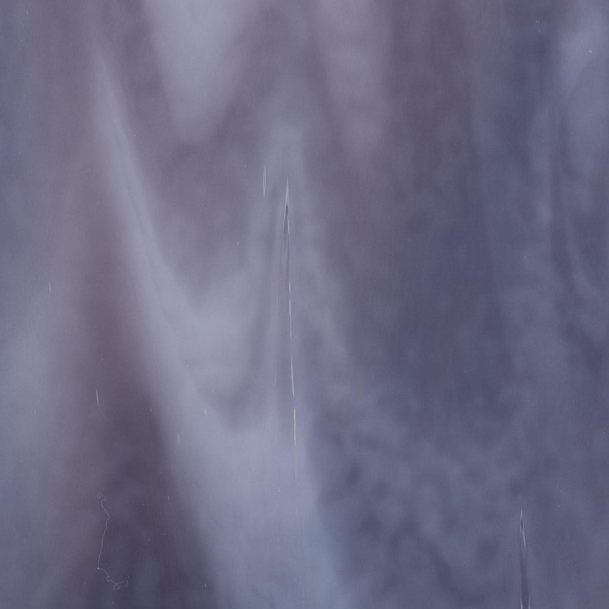 White, Lavender Blue Opal 2-Color Mix, Double-rolled, 3 mm, Color Sample, 2 x 2 in.