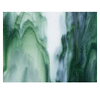 White, Aventurine Green 2-Color Mix, Double-rolled, 3 mm, Fusible