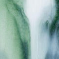 White, Aventurine Green 2-Color Mix, Double-rolled, 3 mm, Color Sample, 2 x 2 in.