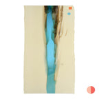 French Vanilla with Lt Turquoise Blue 2-Color Mix, Cascade, 3 mm, Fusible