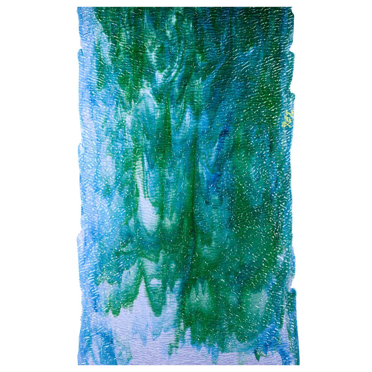 Azure Blue Opal, Jade Green Opal, Neo-Lavender 3+ Color Mix, Ripple, 3 mm, Fusible