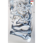 Clear, White, Black 3+ Color Mix, Graffiti, 3 mm, Fusible