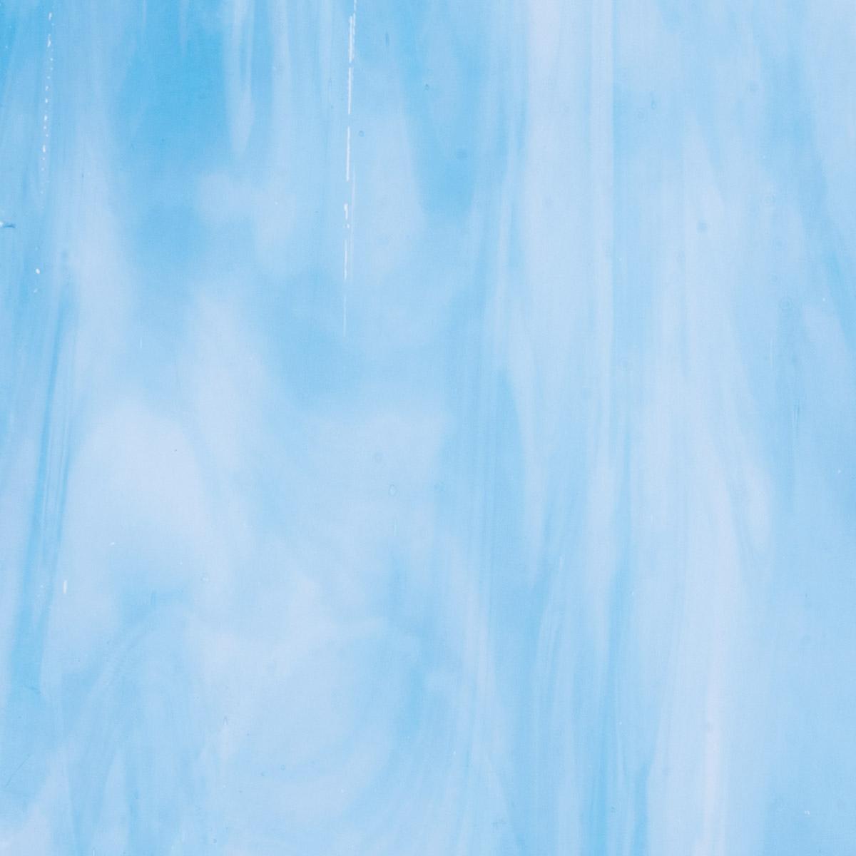 Clear, Turquoise Blue, White 3+ Color Mix, Double-rolled, 3 mm, Color Sample, 2 x 2 in.