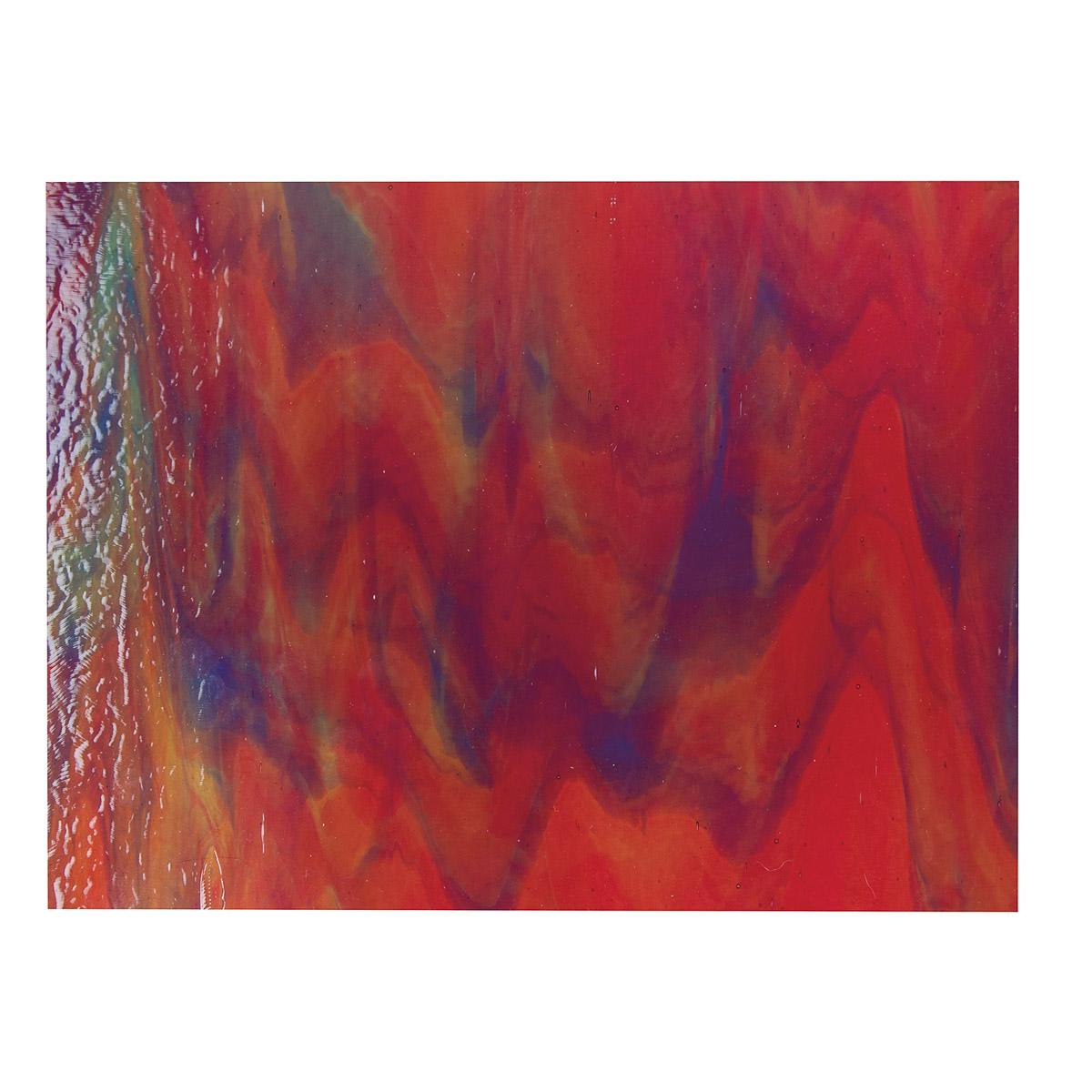 Cranberry, Royal Blue, Spring Green 3+ Color Mix, Double-rolled, 3 mm, Fusible