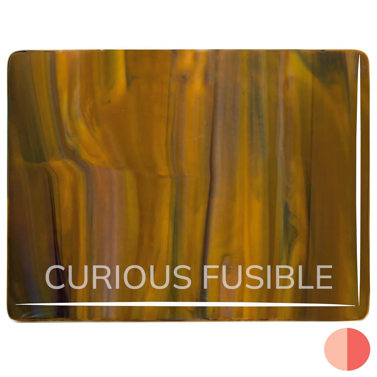 Woodland Brown Opal, Ivory, Black 3+ Color Mix, Double-rolled, 3 mm, Curious Fusible