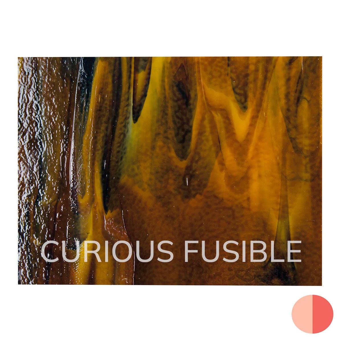 Woodland Brown Opal, Ivory, Black 3+ Color Mix, Double-rolled, 3 mm, Curious Fusible