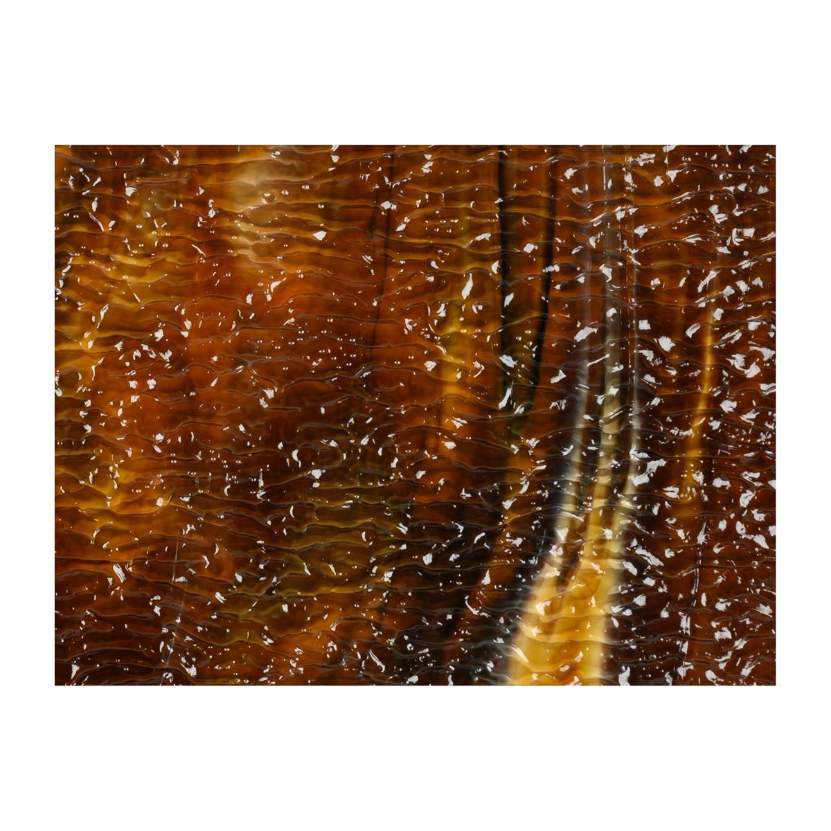 Woodland Brown Opal, Ivory, Black 3+ Color Mix, Ripple, 3 mm, Fusible