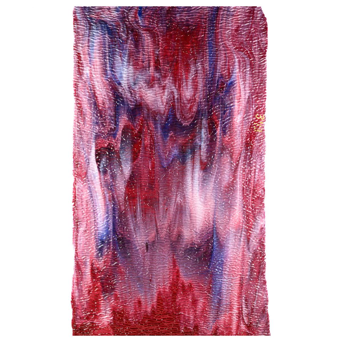 Cranberry Pink, Gold Purple, White 3+ Color Mix, Ripple, 3 mm, Fusible