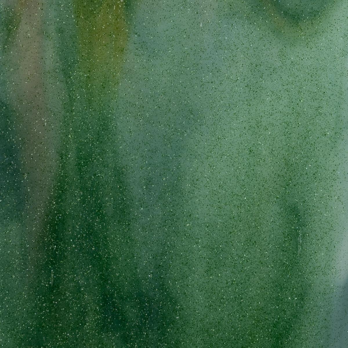 White, Aventurine Green, Caramel Opalescent 3+ Color Mix, Double-rolled, 3 mm, Color Sample, 2 x 2 in.