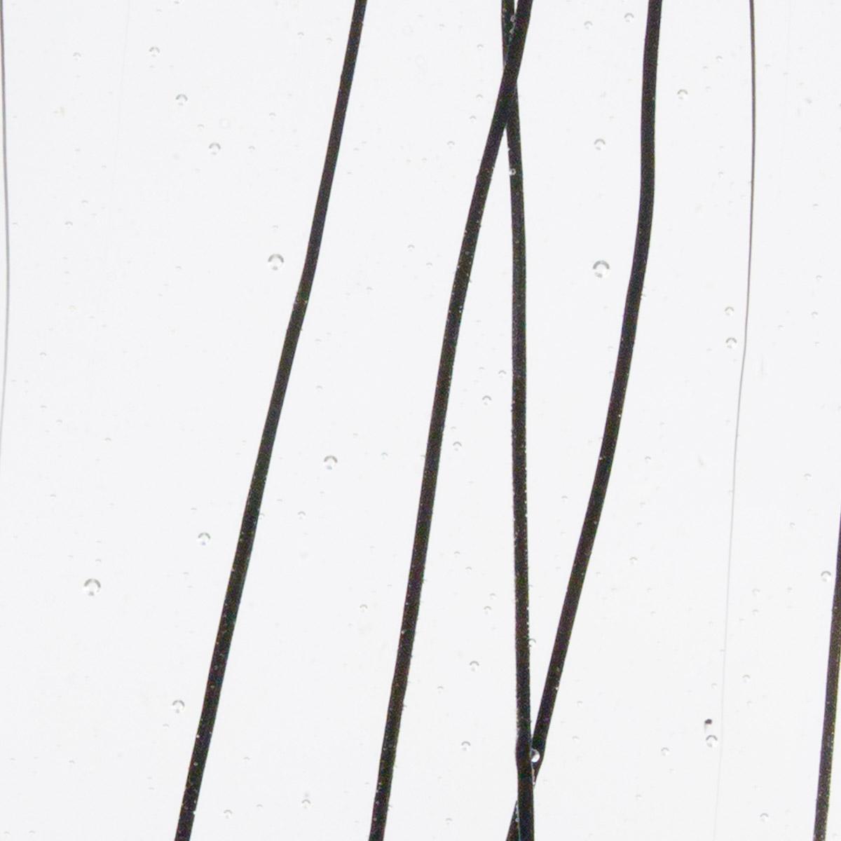 Black Clear Base Collage, Single-rolled, 3 mm, Fusible